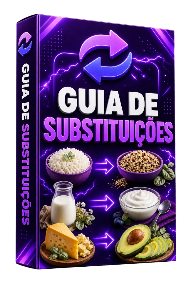 Mockup do bônus Guia de Substituições