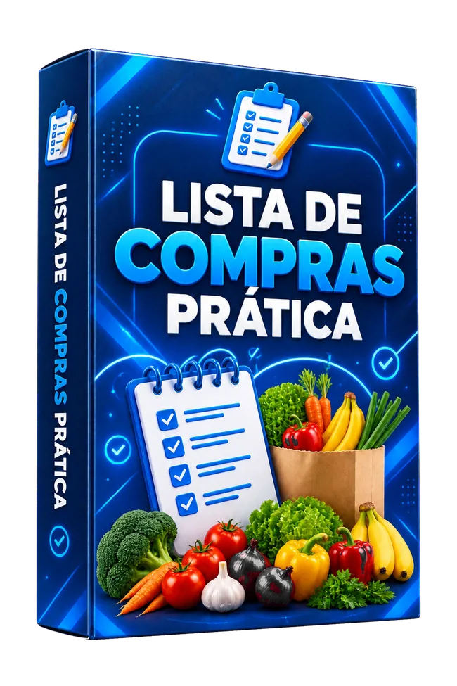 Mockup do bônus Lista de Compras Prática