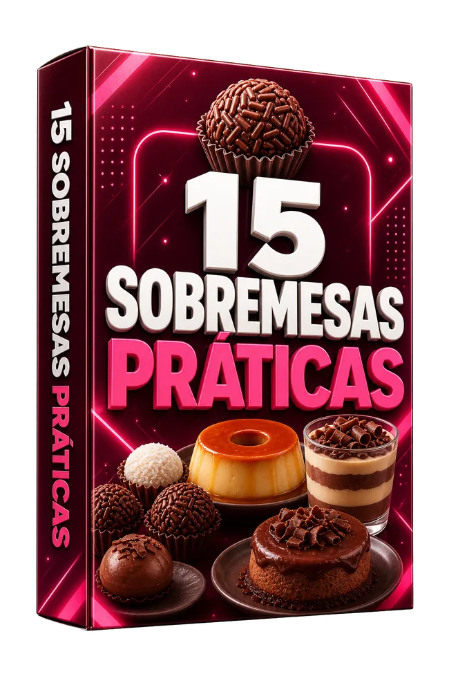 Mockup do bônus 15 Sobremesas Práticas