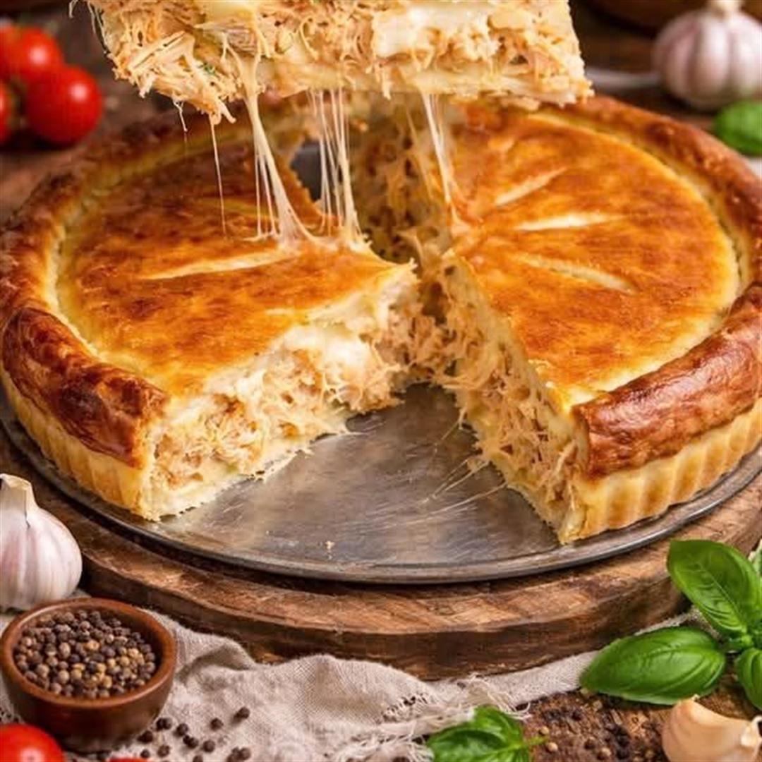 Torta salgada de frango